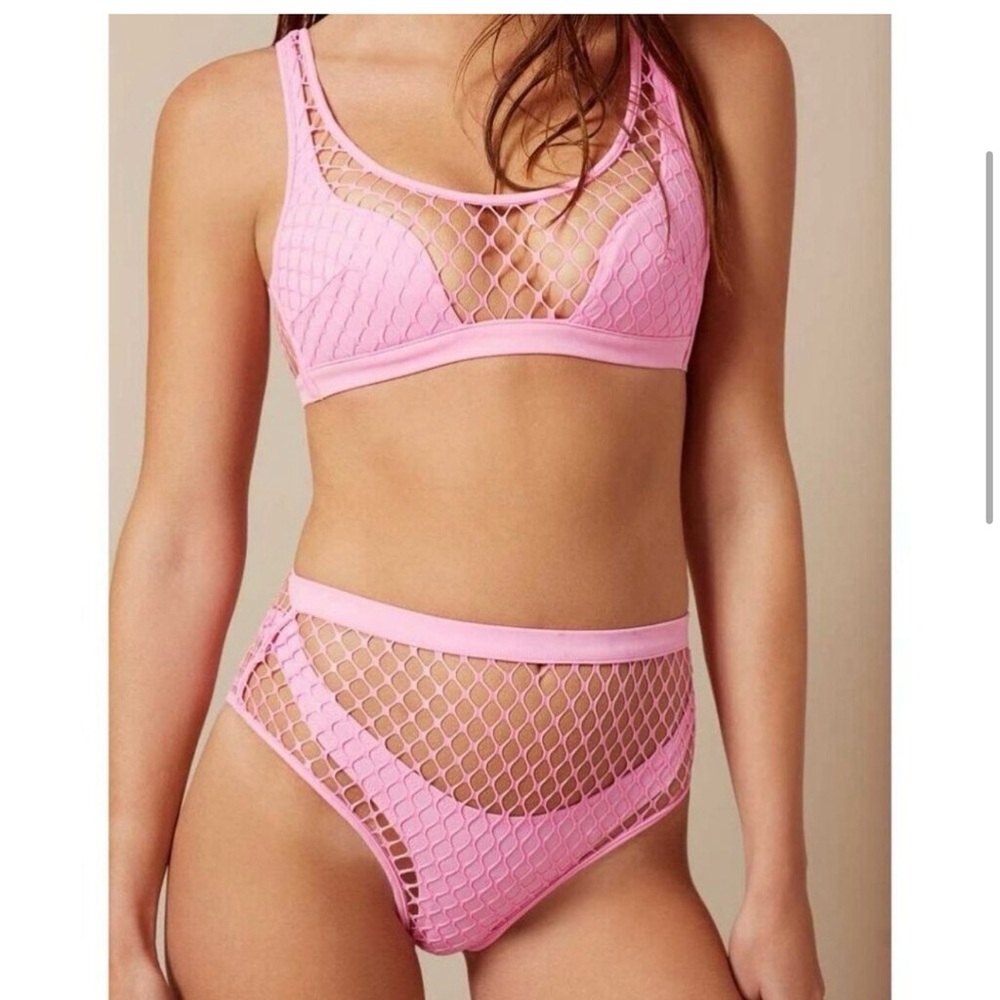 Agent provocateur swim bikini set pink